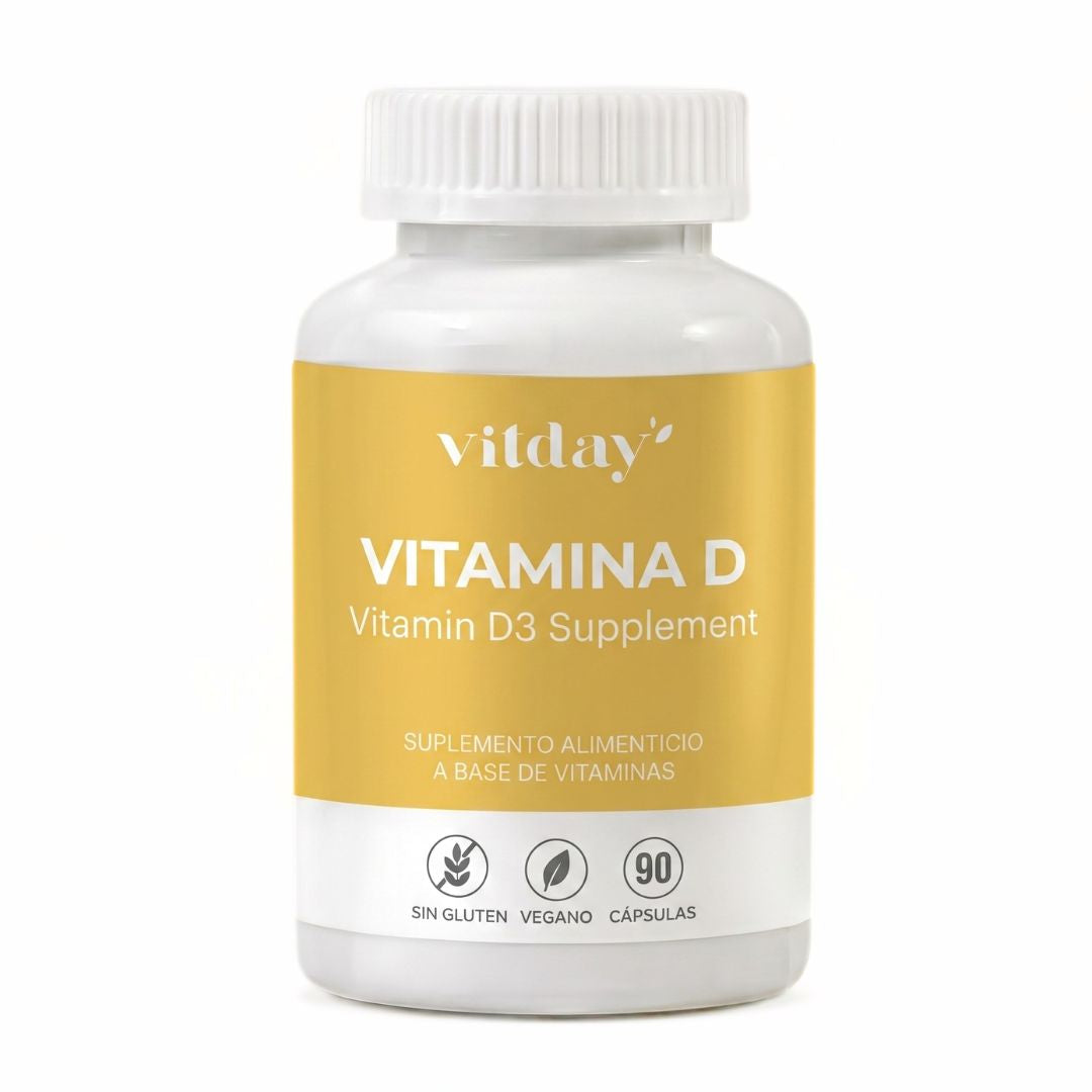 Vitamina D3 | 5000 UI de Colecalciferol | 90 cápsulas