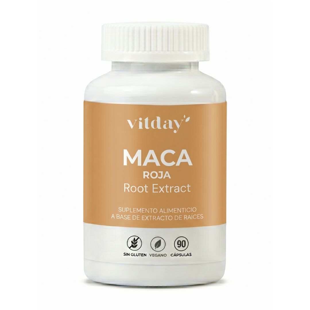 Maca Roja 400 mg | Extracto Concentrado | 90 cápsulas