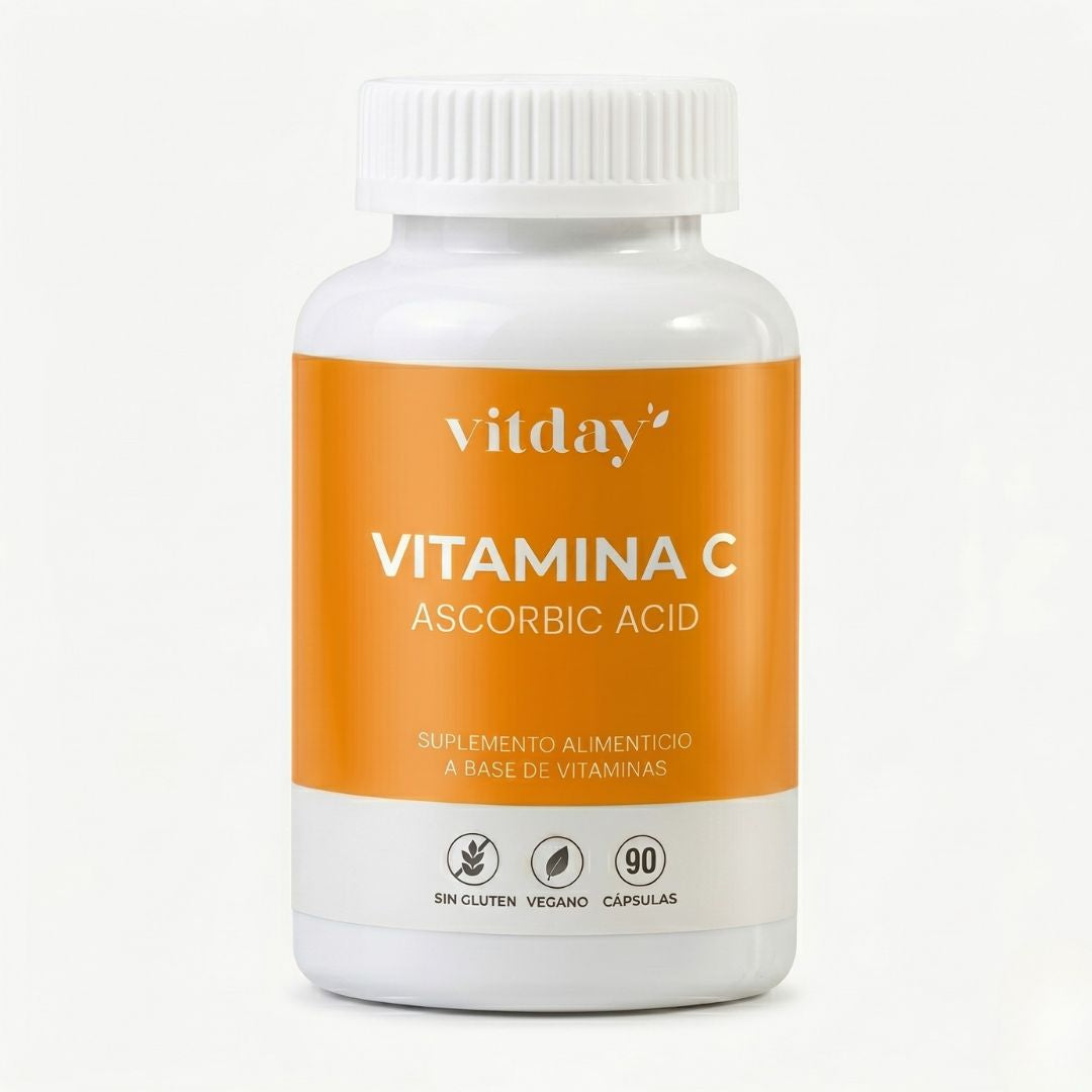 Vitamina C | 500 mg de Ácido Ascórbico | 90 cápsulas